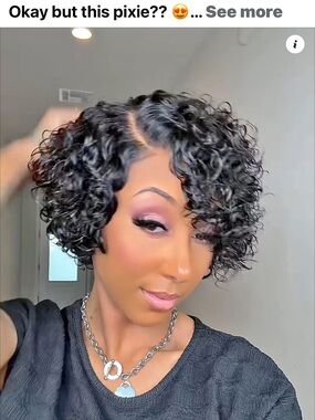 Human Hair Wet and Wavy Wig